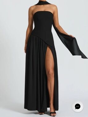 Baby boo MALIYAH MAXI DRESS - BLACK